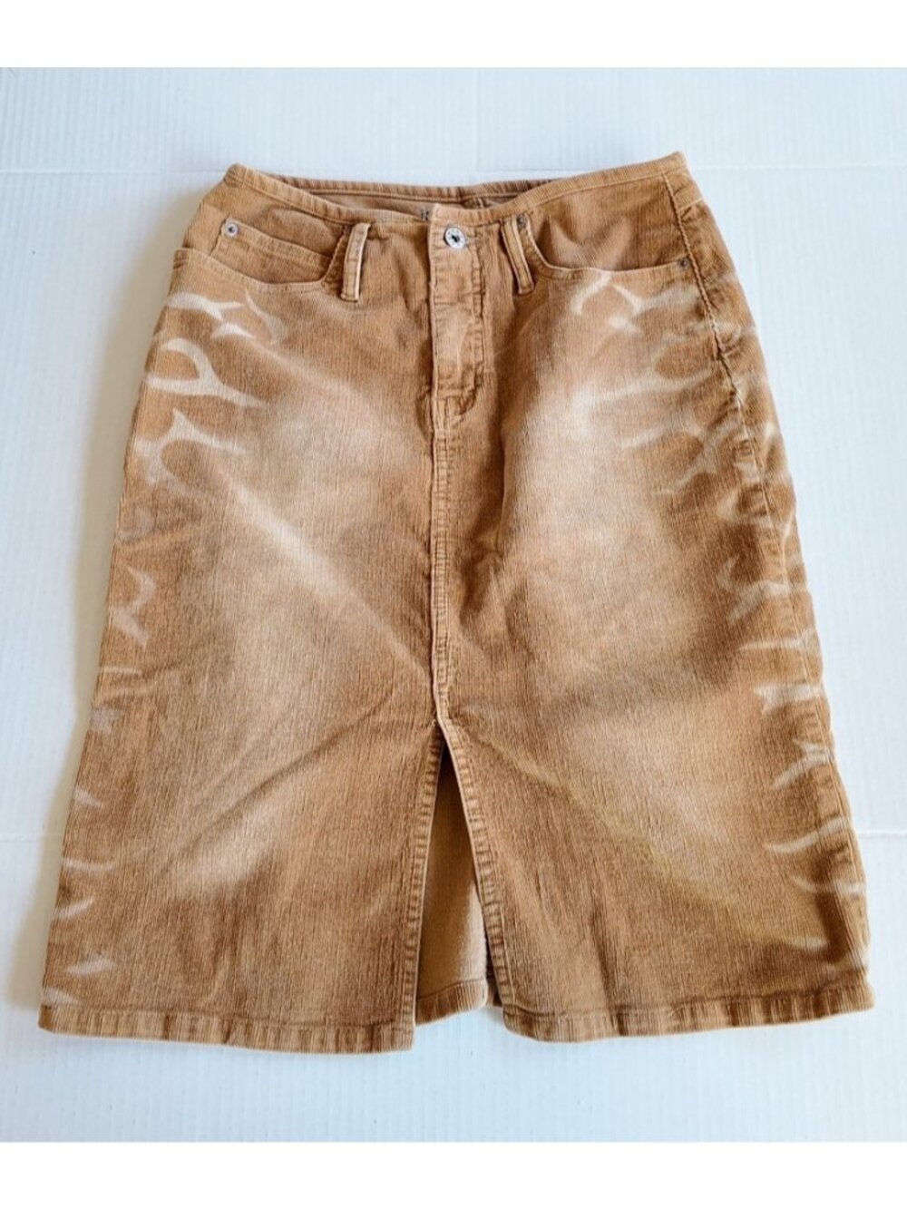 Vintage R4R beige flames skirt size 5